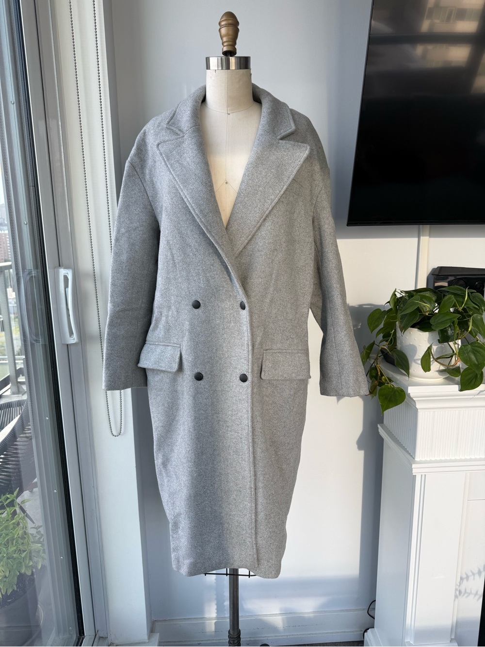 Ilgi’s Garment Korean Wool Blend Grey Coat Jacket